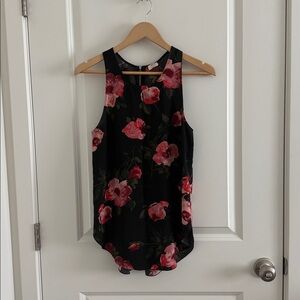 Aritzia Wilfred Sevres Blouse - Black / Floral (S)